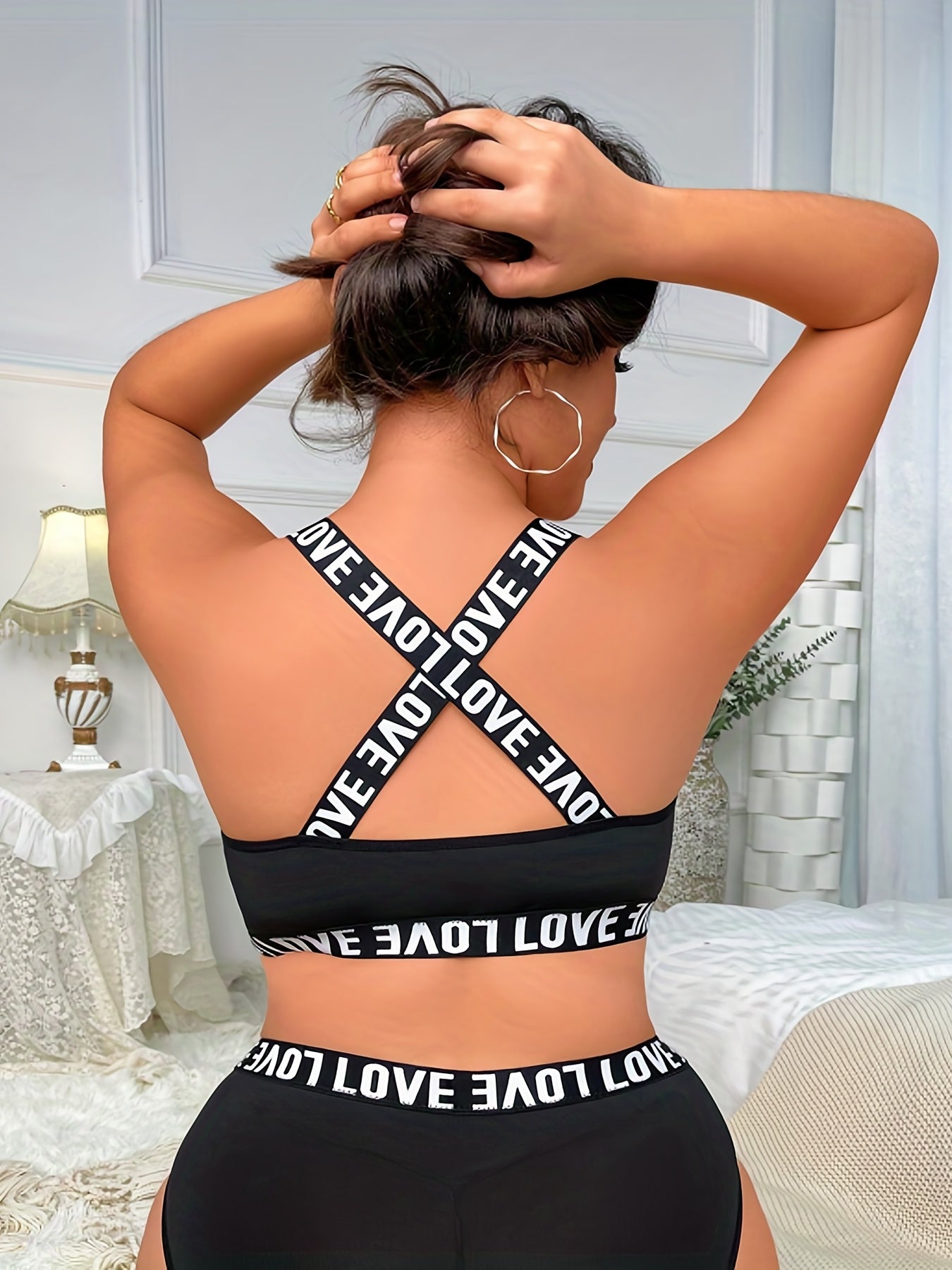  Sports Bra Women's Plus Plain L...