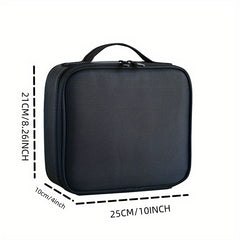 Portable Travel Cosmetic Bag Makeup Brush Organizer Bag Large Capacity