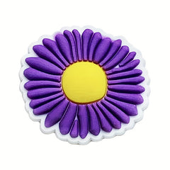 16pcs Pink Daisy Flower Shoe Charms Clogs Sandals Unisex Kids