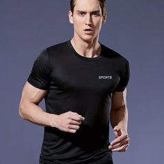 Men's Quick Dry Sport T Shirt Lightweight Top For Fitness Training