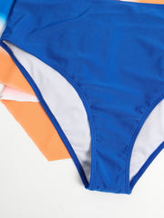  Vacay Swimsuit Set Women's Plus Strip Wrap Dress & Panty 2pcs