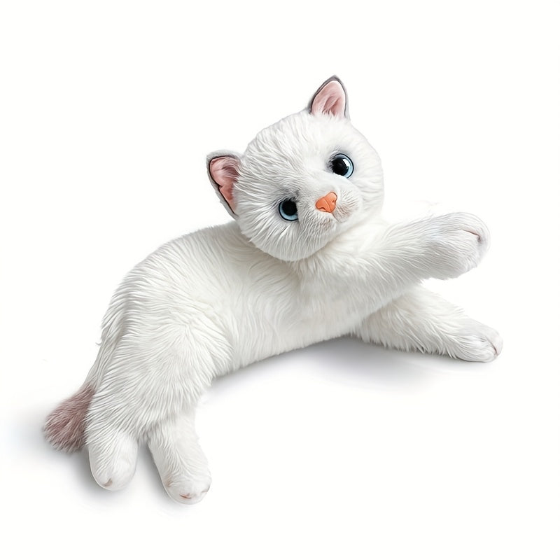 Realistic Lying Position Cat Doll Stuffed Toy
