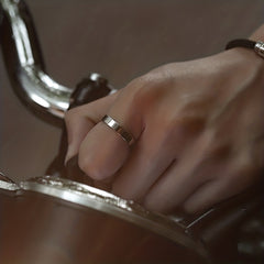 Men's Titanium Steel Ring Smooth Surface