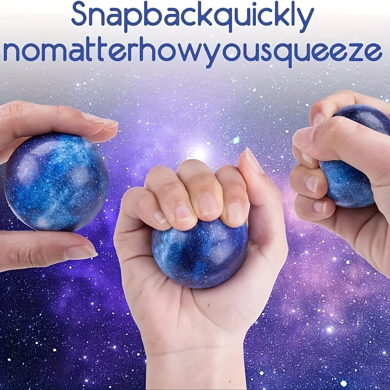 Outer Space Stress Ball for Anxiety Relief - Large Capacity Fingertip Ball