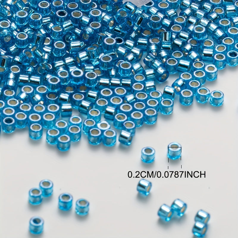 5g 2mm Irrigation Glass Beads for Jewelry Making DIY Decorations