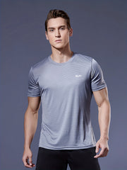 Men's Ultralight Quick Dry Sport T Shirt - Breathable Top for Gym Workouts