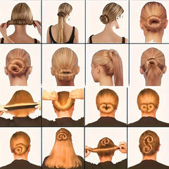 Vintage Easy Hair Styling Clips for Bun & Curling