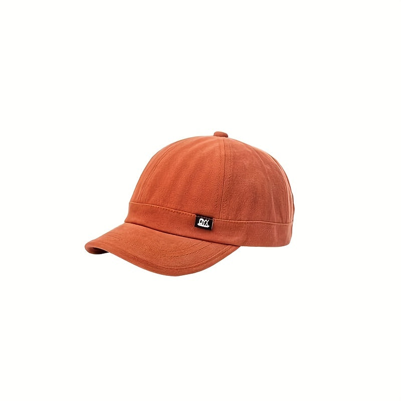 Men's Short Brim High Baseball Cap