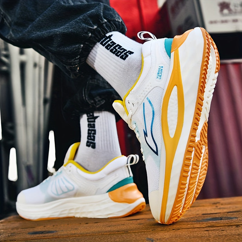 Men's Soft Sole Running Shoes Non Slip Lace Up Sneakers