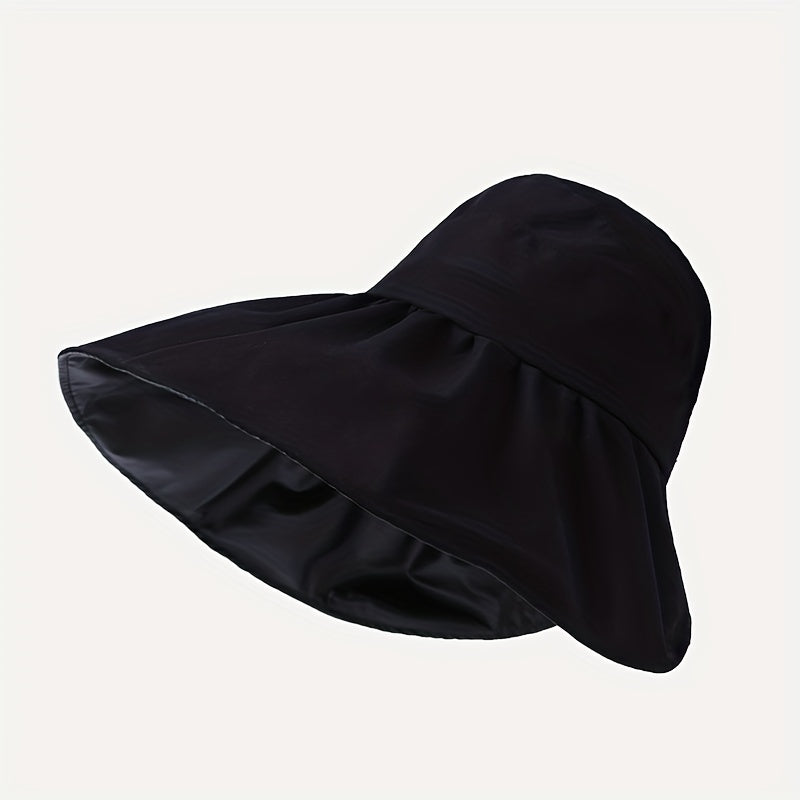 Packable Sun Hat Wide Brim UV Protection Bucket Hat