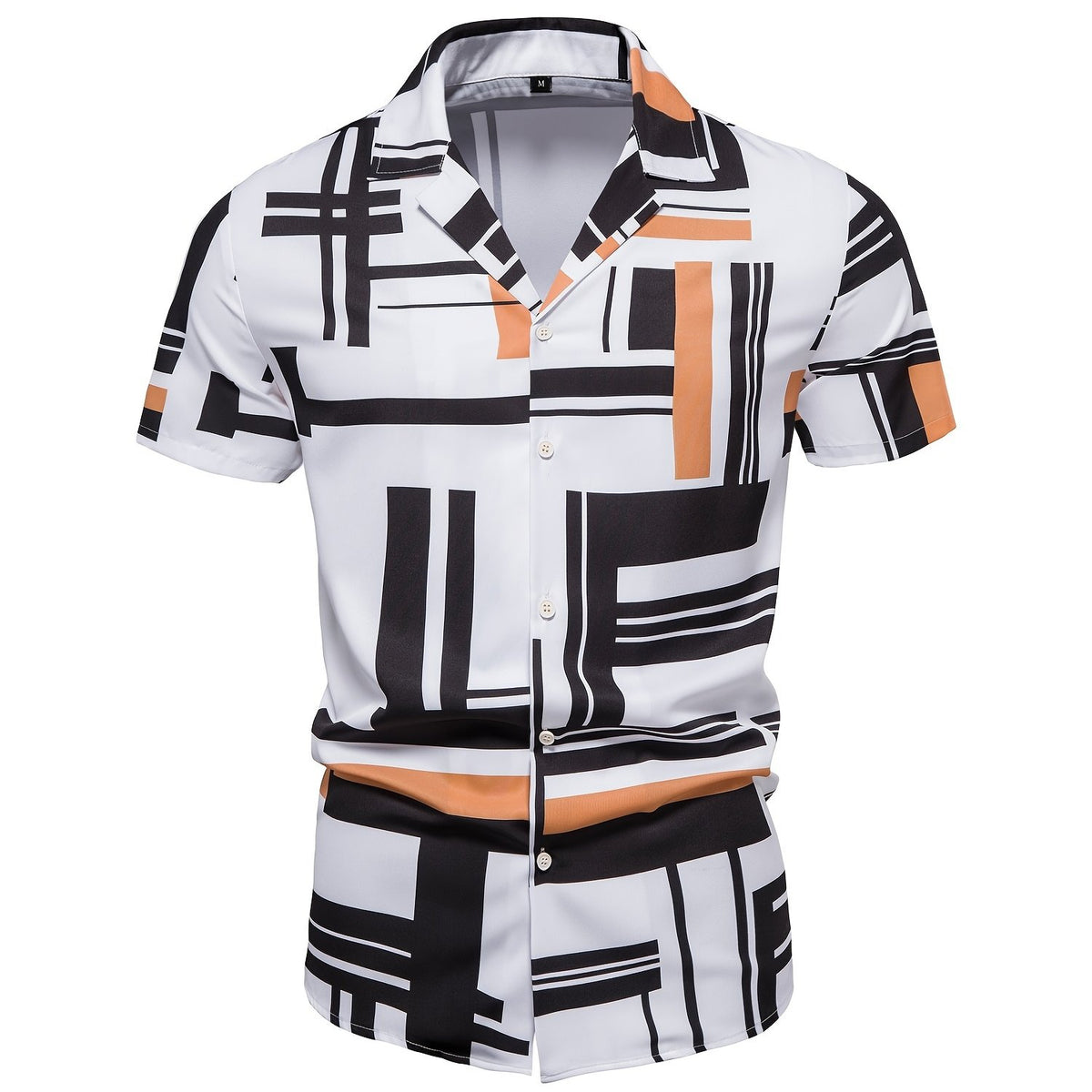 Men's Casual Lapel Short Sleeve Summer Shirt