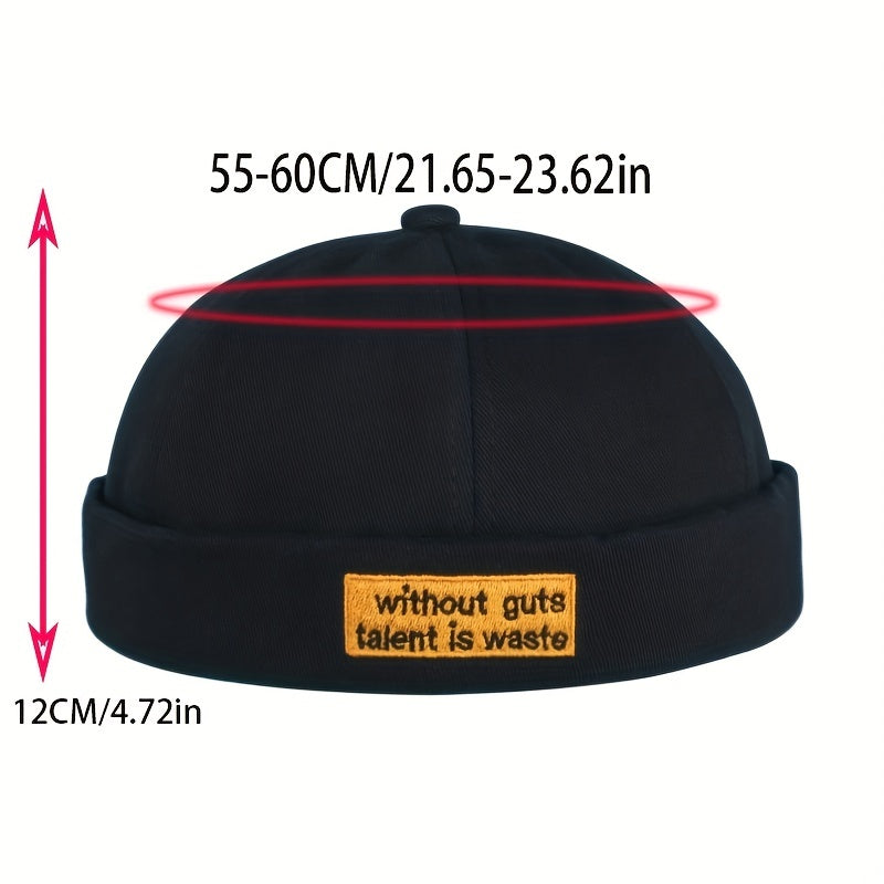 Retro Cotton Beanie Hat for Couple Students