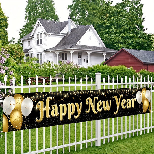 1pc Year Party Decoration Supplies Stripe Garden Yard Banner