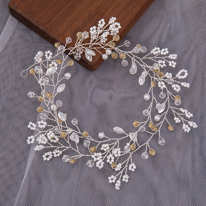 First Communion Flower Headband Hairband Wedding Bridal Headpiece