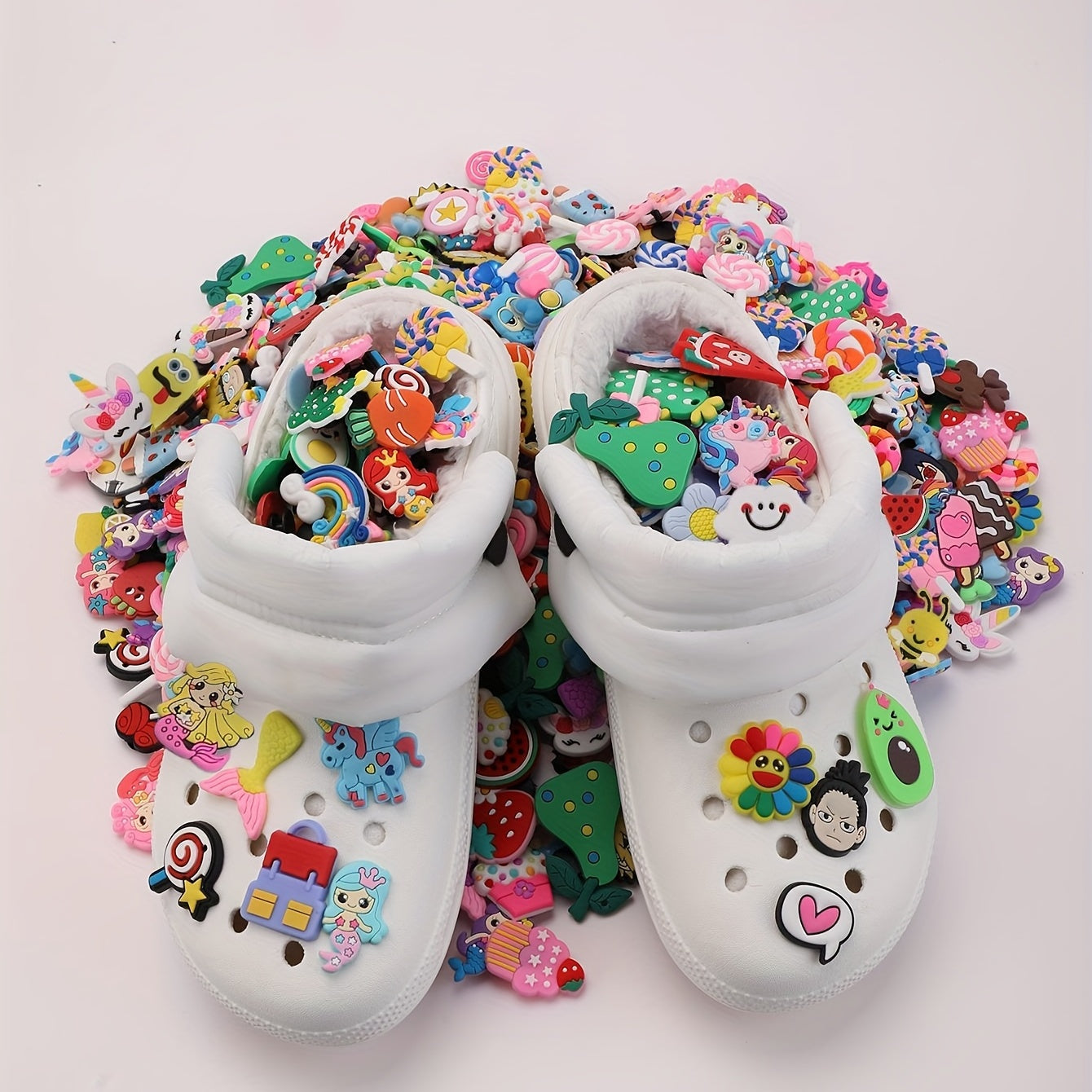 Mixed Style Shoe Charms PVC Decorations Random Cartoon Characters