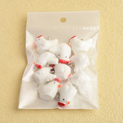 10pcs Cartoon Animal Rooster Pendants DIY Bracelet Necklace Accessories