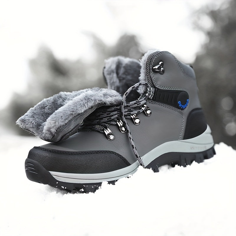 Men's Winter Boots High Top Snow Boots Non Slip