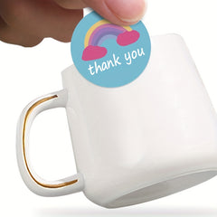500pcs Thank You & Cartoon Baking Stickers