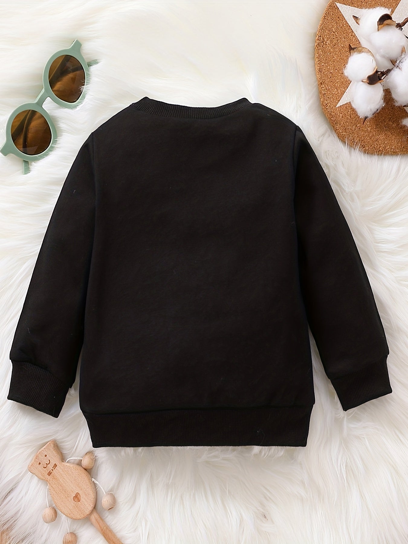 Baby Boy's Graphic Long Sleeve Crew Neck Sweatshirt