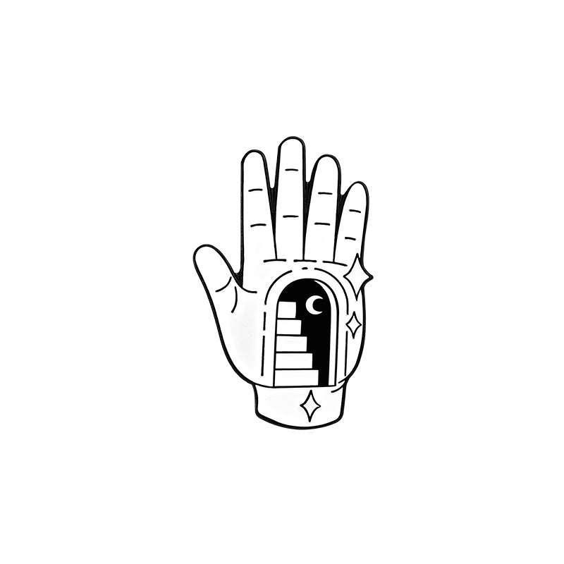 Gesture Pattern Zinc Alloy Pin
