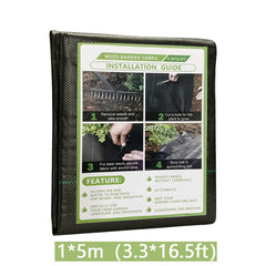 Heavy Duty Garden Weed Barrier Fabric - Eliminate Weeds Instantly