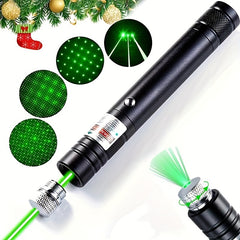 Rechargeable Green Laser Pointer Flashlight USB Bright Indicator Pen