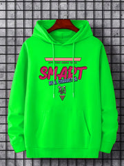 Men's Graphic Pullover Hoodie with Kangaroo Pocket