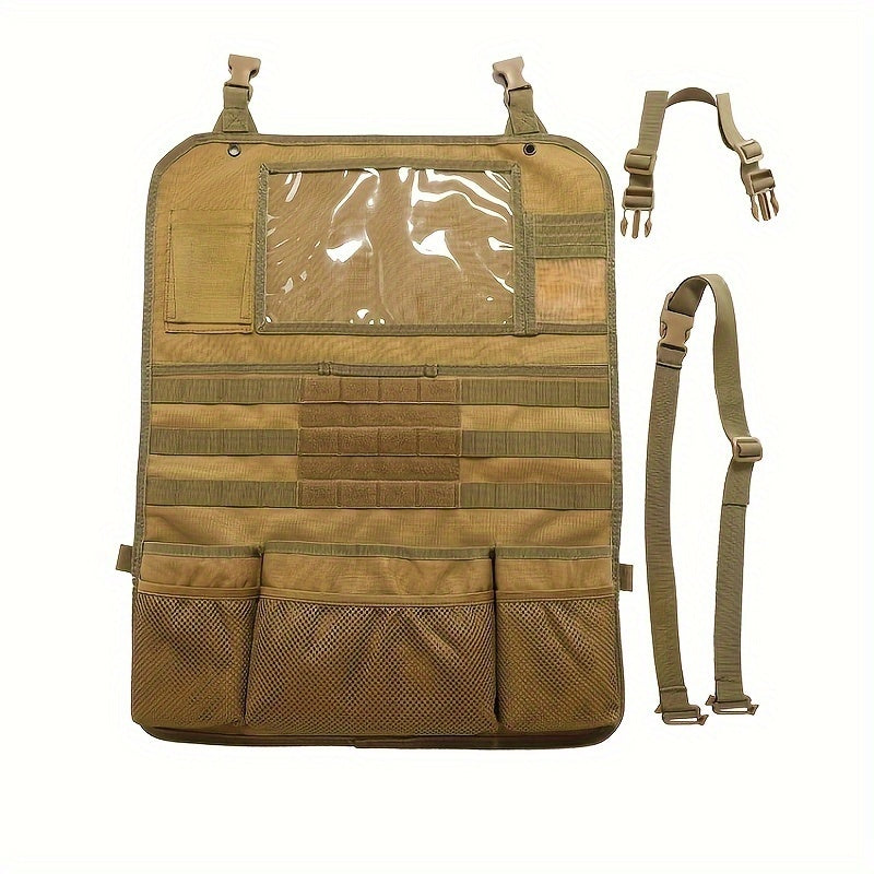 Car Truck Seat Back Organizer MOLLE Cover Storage Bag