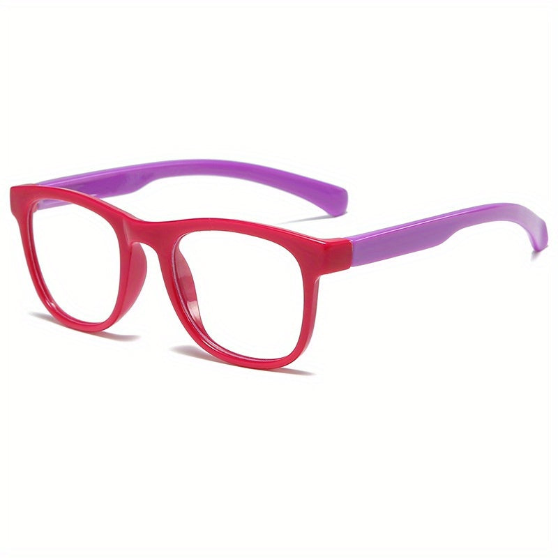 Boy's Silicone Anti Light Glasses Children's Anti UV Eye Protection Glasses
