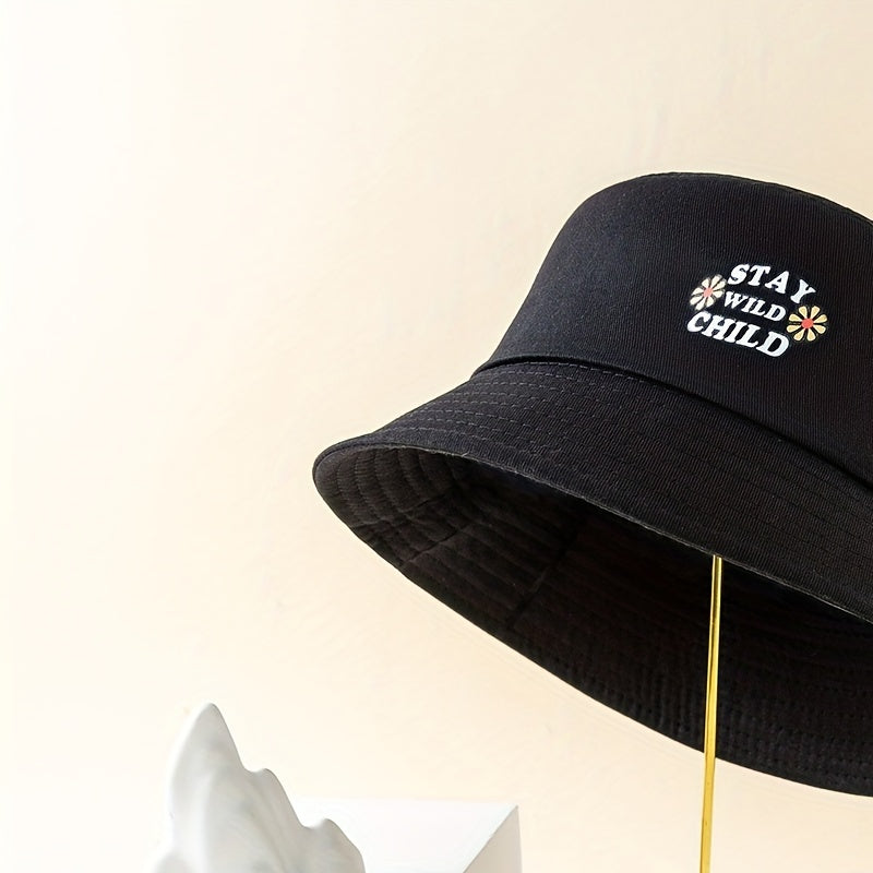 Stay Wild Child Fisherman Hat for Going Out