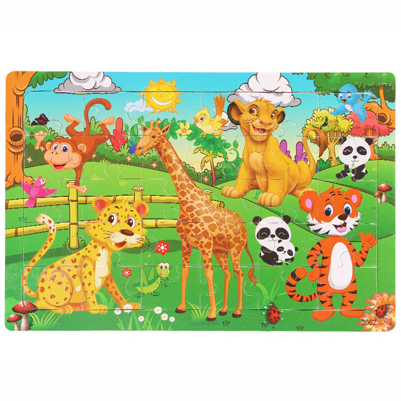 Wooden Jigsaw Puzzles for Kids - Educational Toys for Early Learning