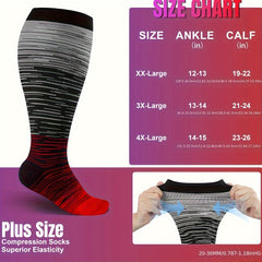  Compression Socks 20 30 Mmhg Extra Wide Knee High Support