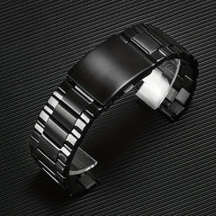 26mm Solid Stainless Steel Watch Strap Replacement Wristband