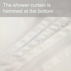 Flower Checkered Plaid Shower Curtain Waterproof Bathroom Decor Accessory