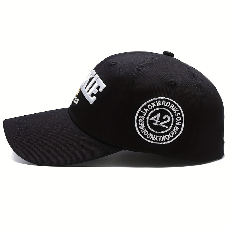 Letter Embroidery Baseball Cap Sun Block Visor