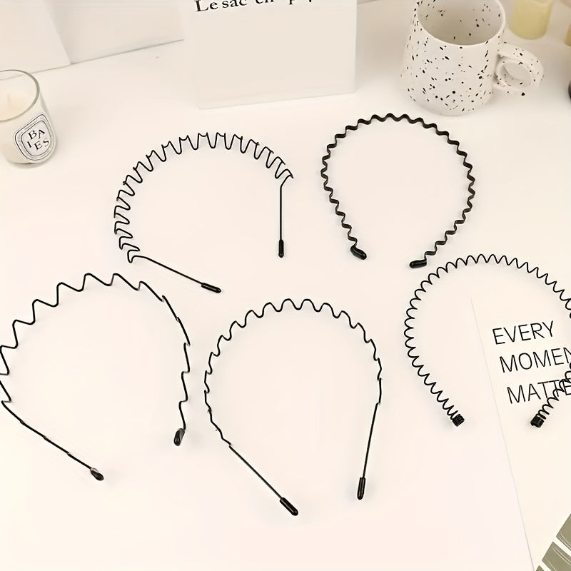 Iron Wave Headband Men's Women's Invisible Sports Hairpin Hair Accessories