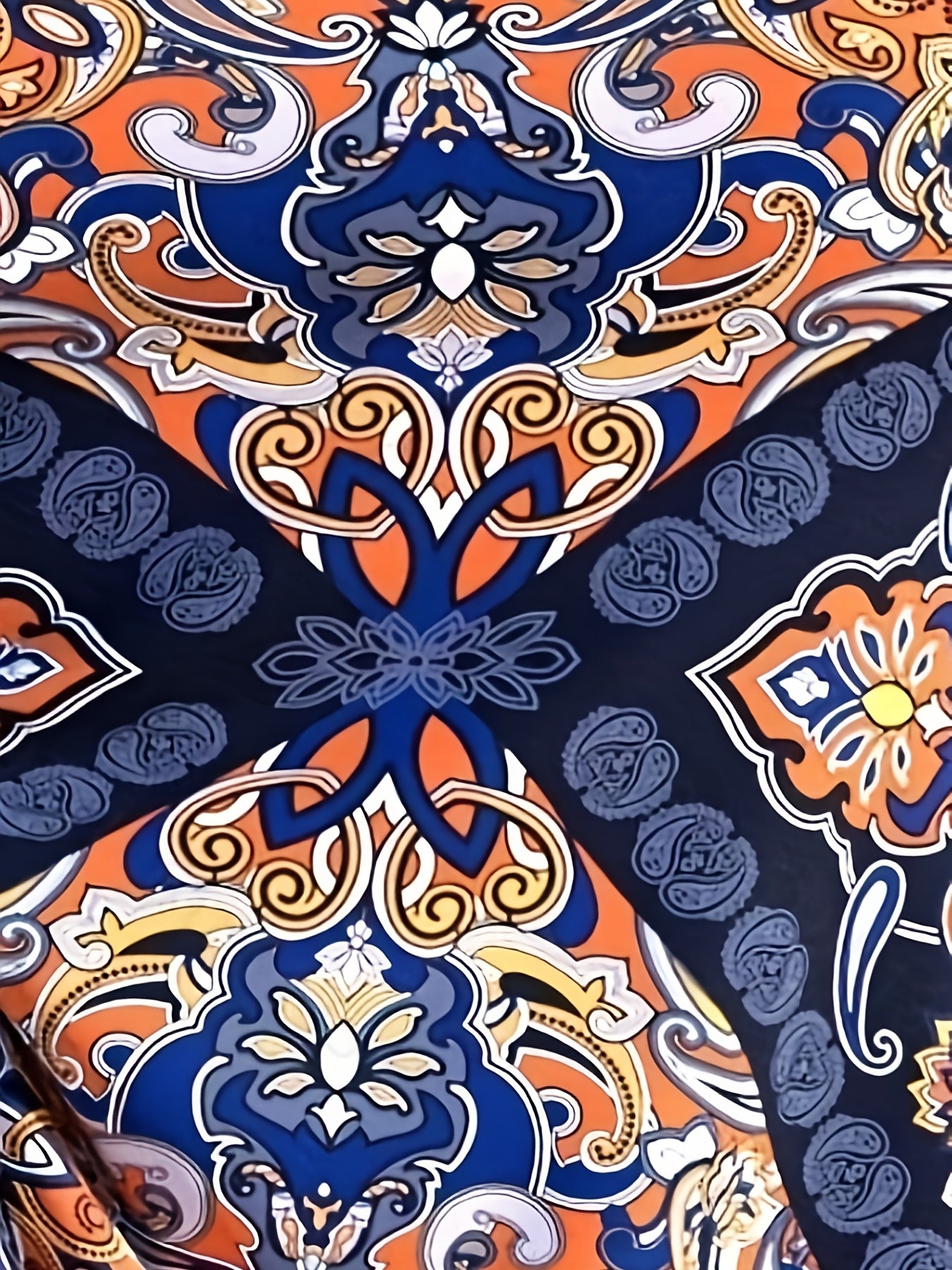  Boho Tankini Set Paisley Print Cami Top & Boyshorts Swimsuit