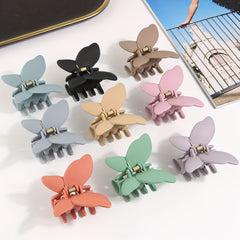 Minimalist Butterfly Hair Claw Matte Hairgrip Non Slip Hair Accessory