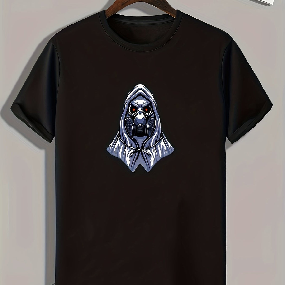 Skull Pattern Men's Graphic T-shirt for Summer