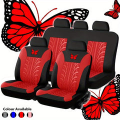 Ultra Soft Fabric 9-Piece Car Seat Cover Set