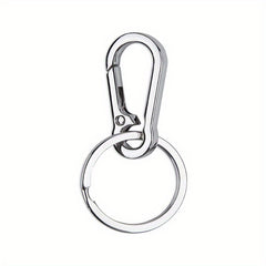 Heavy Duty Metal Keychain Holder for Belt Carabiner with Keyring Clips