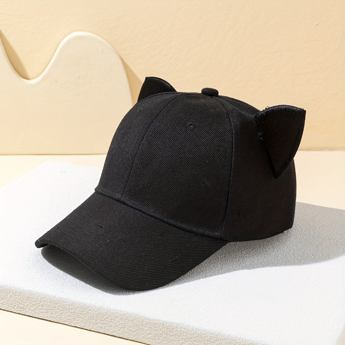 Kids Sunshade Baseball Cap with Cat Ears for Outdoor Sport