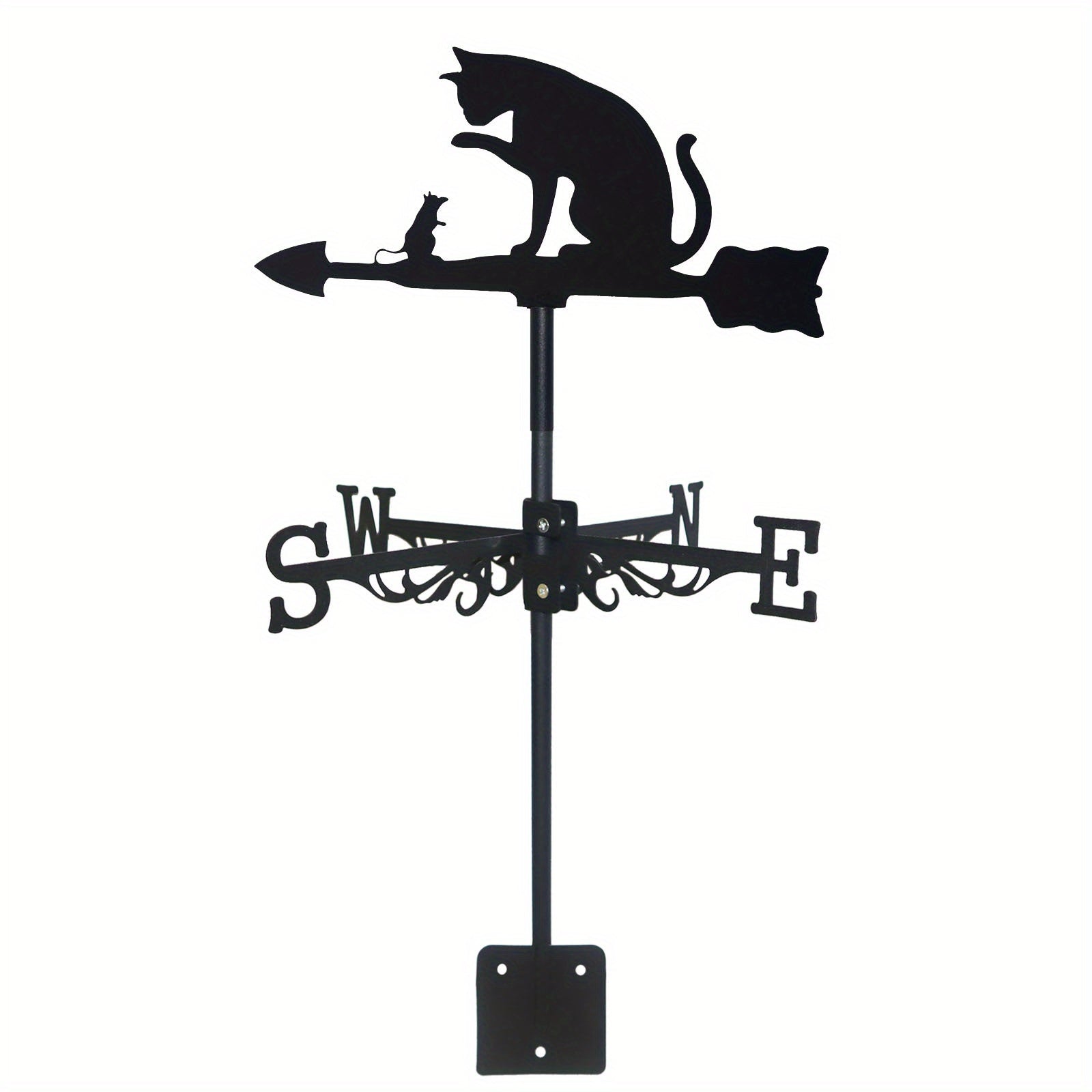 Stylish Cat & Mouse Weather Vane for Garden Decor