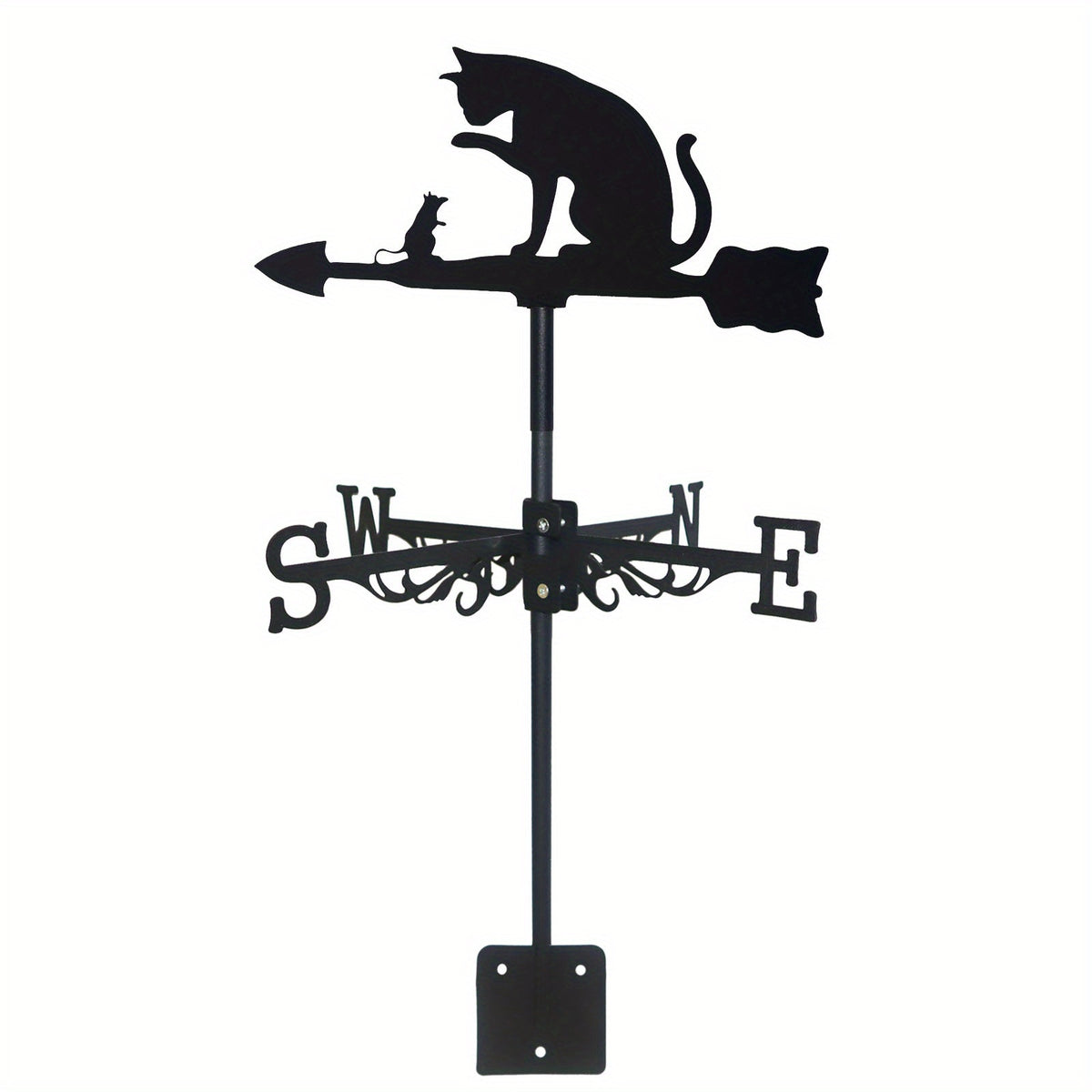 Stylish Cat & Mouse Weather Vane for Garden Decor