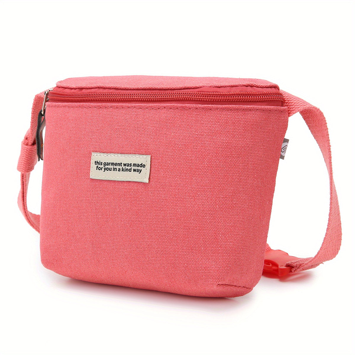 Solid Fanny Pack Women's Zipper Waist Bag All Match Purse