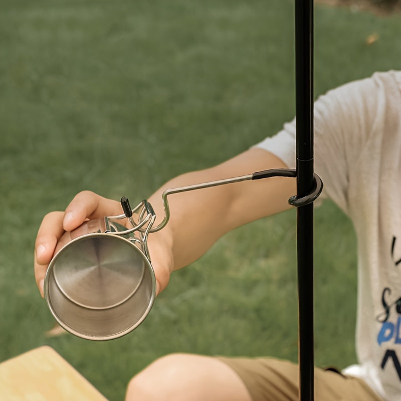 Camping Lamp Holder S-shaped Double Hook Stainless Steel
