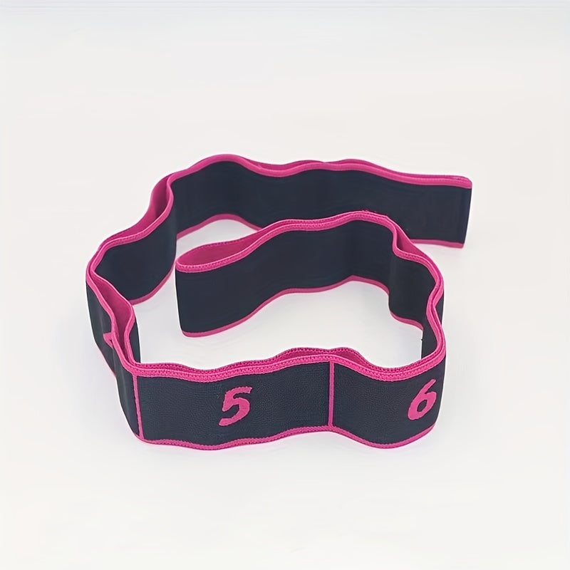 Yoga Resistance Band with 20-32cm Rings Home Gym Stretch Belt