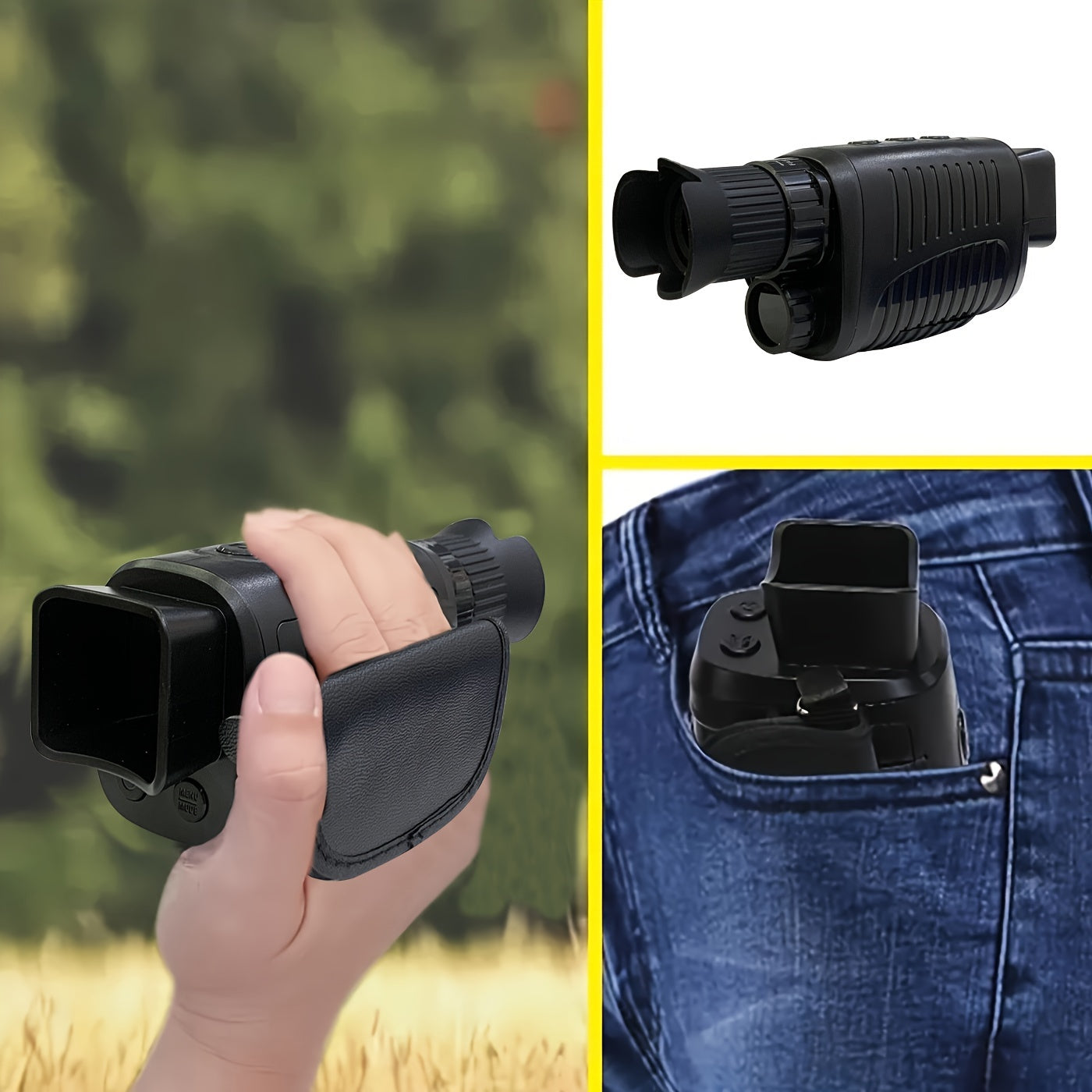 1080P HD Night Vision Monocular 7 Speed Infrared