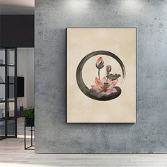 Lotus Poster Artwork Painting Wall Modern Art Picture Room Decoration