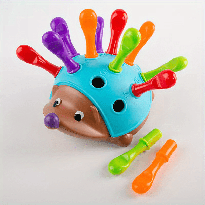 Infant Hedgehog Toy for Cognitive and Number Training